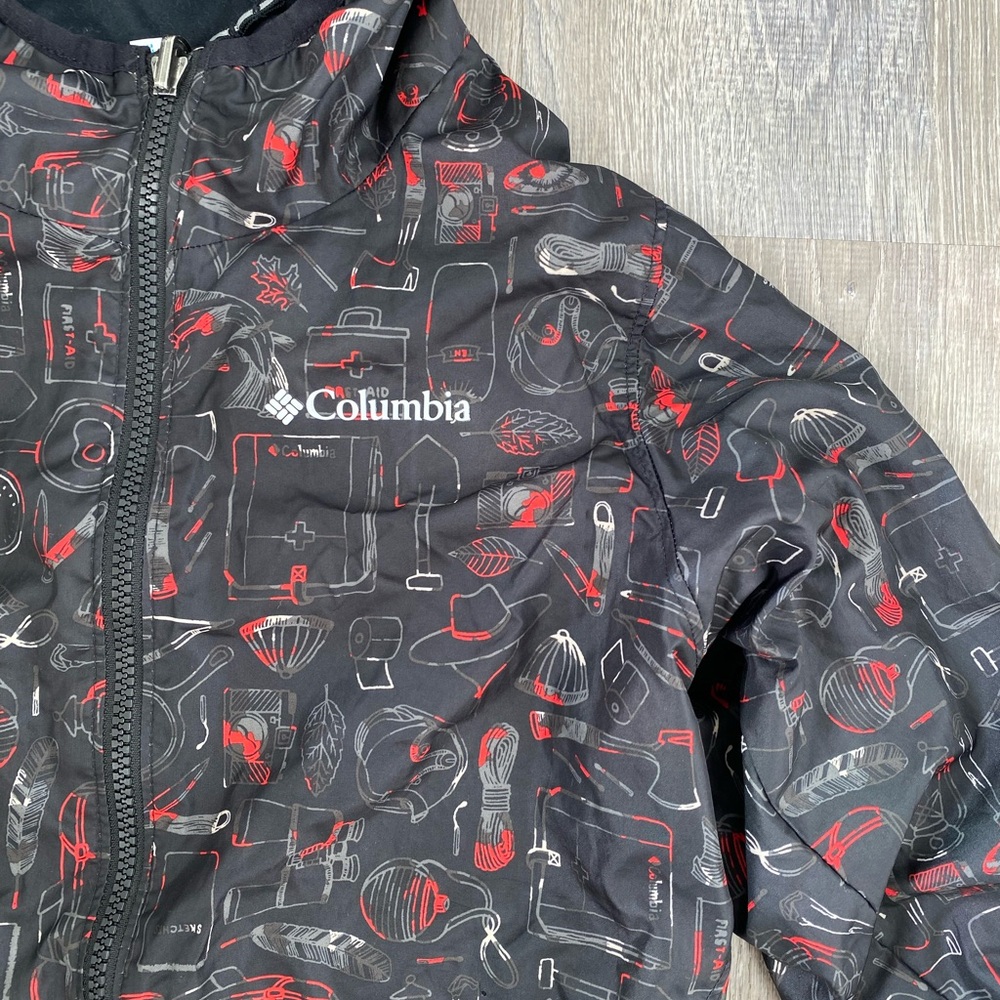 Columbia Youth Boys' Trail II Reversible hooded Jacket | size S (8)